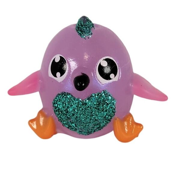 Rainbocorns Glitter Heart Mini Figures Lot of 3 Collectible Toy Figures 1” Set - Picture 7 of 7